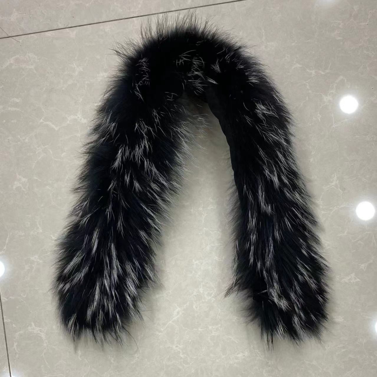 慕依尚派克服专用毛领时尚百搭狐狸毛 貉子毛短款男装外套毛领