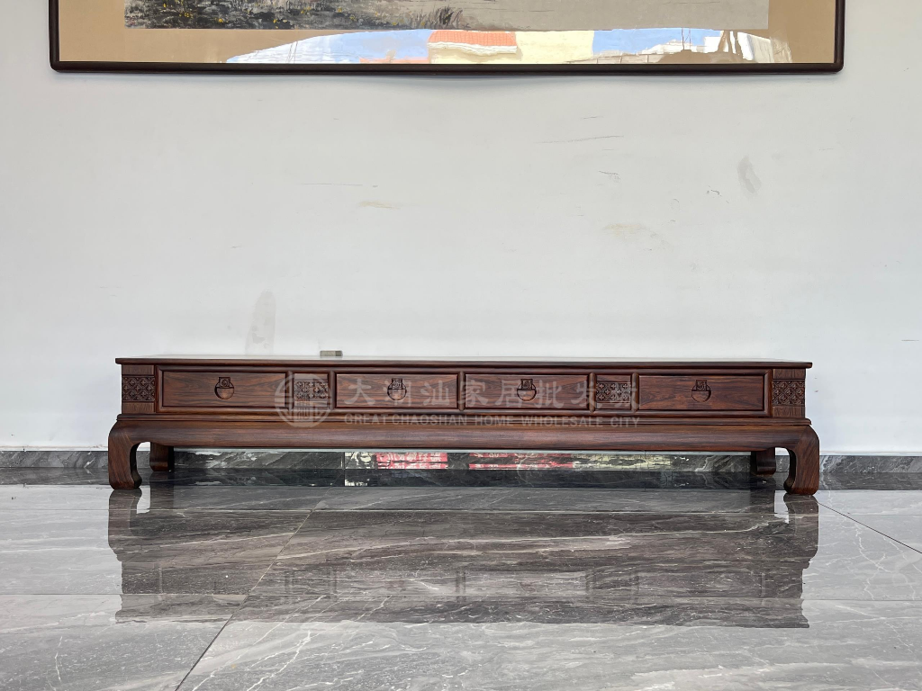 和典电视柜 实木材质 家用简约大气时尚现代化电视柜