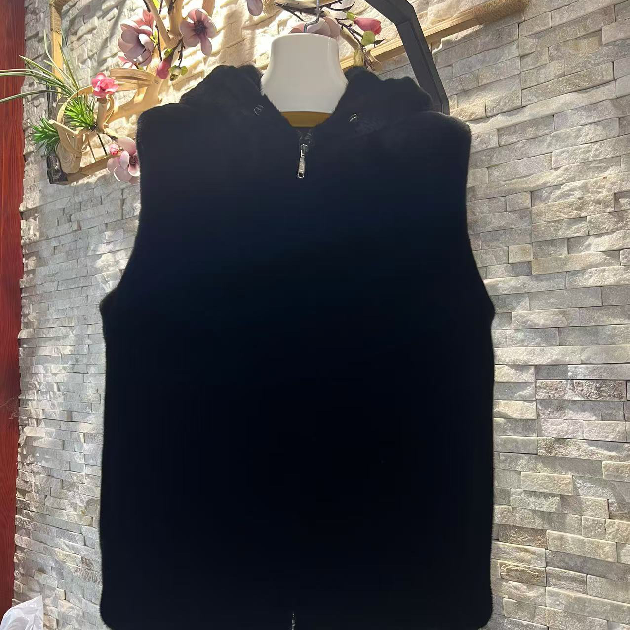 男貂拉链马甲（卡码拍大）