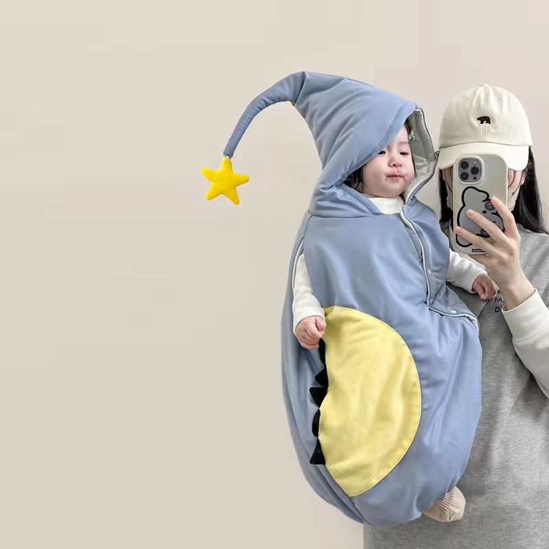 2023斗篷超萌加厚外出服宝宝冬季保暖披2024