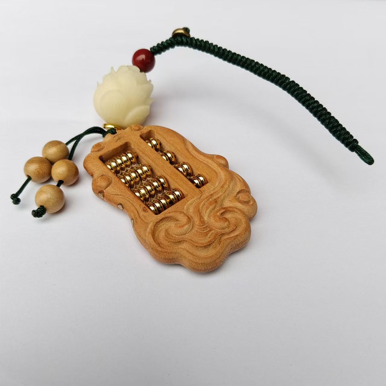 如意算盘钥匙扣，算盘一响，黄金万两。男女通用