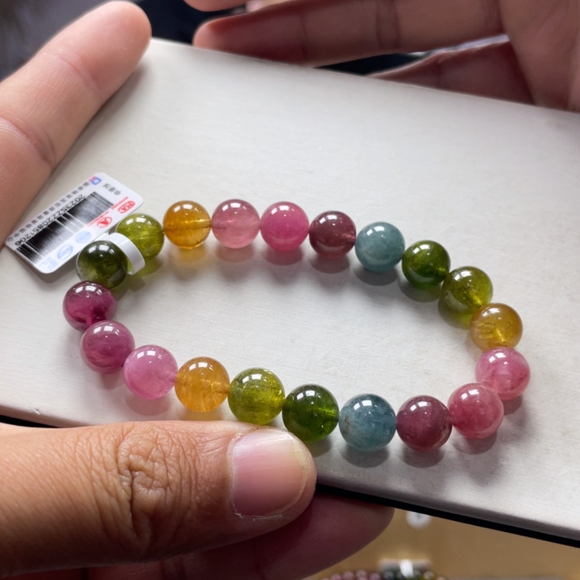 【闪购商品】碧玺手串未镶嵌9.5mm