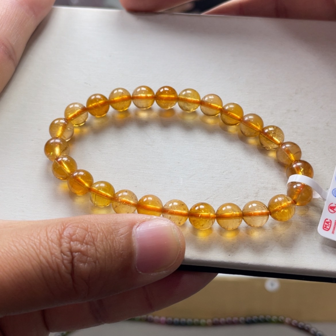 【闪购商品】碧玺手串未镶嵌7.5mm
