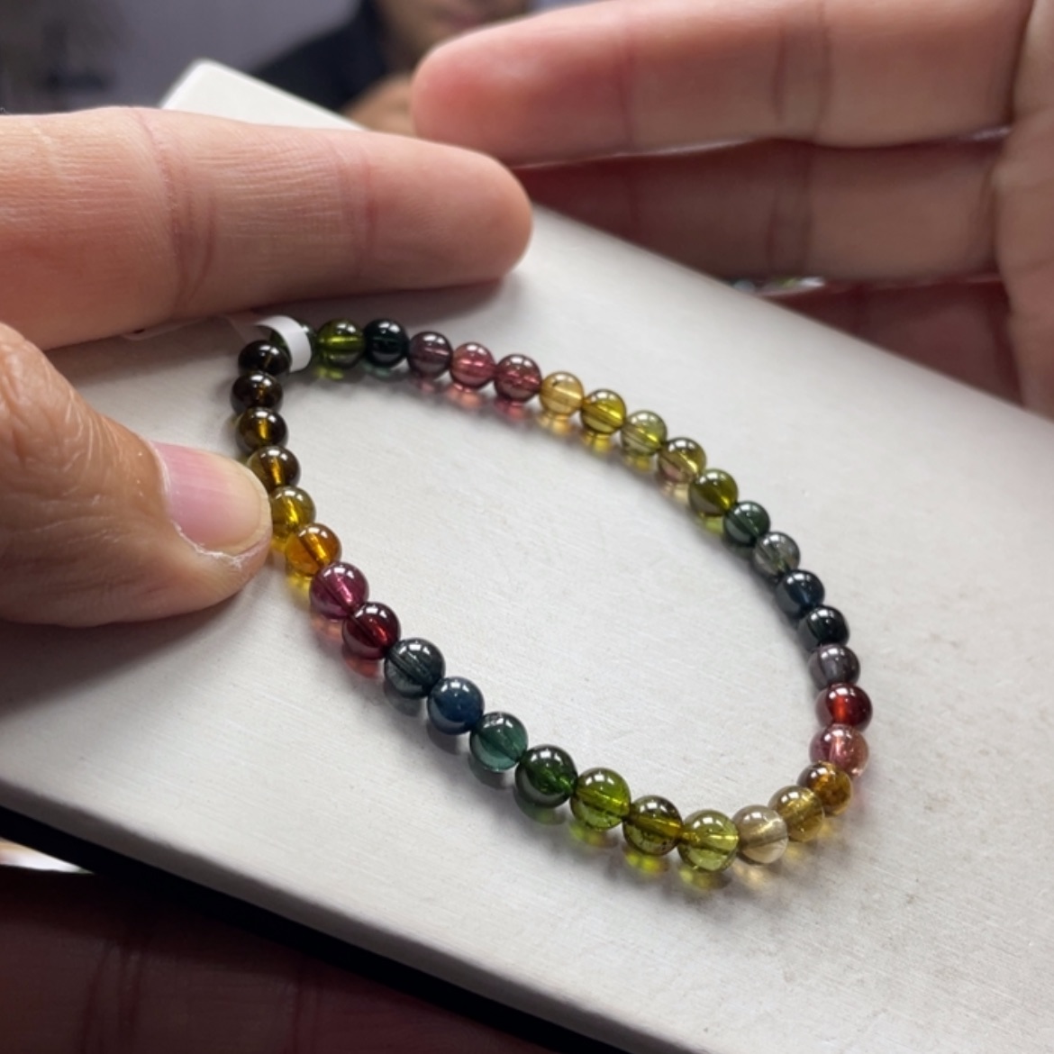 【闪购商品】碧玺手串未镶嵌5mm