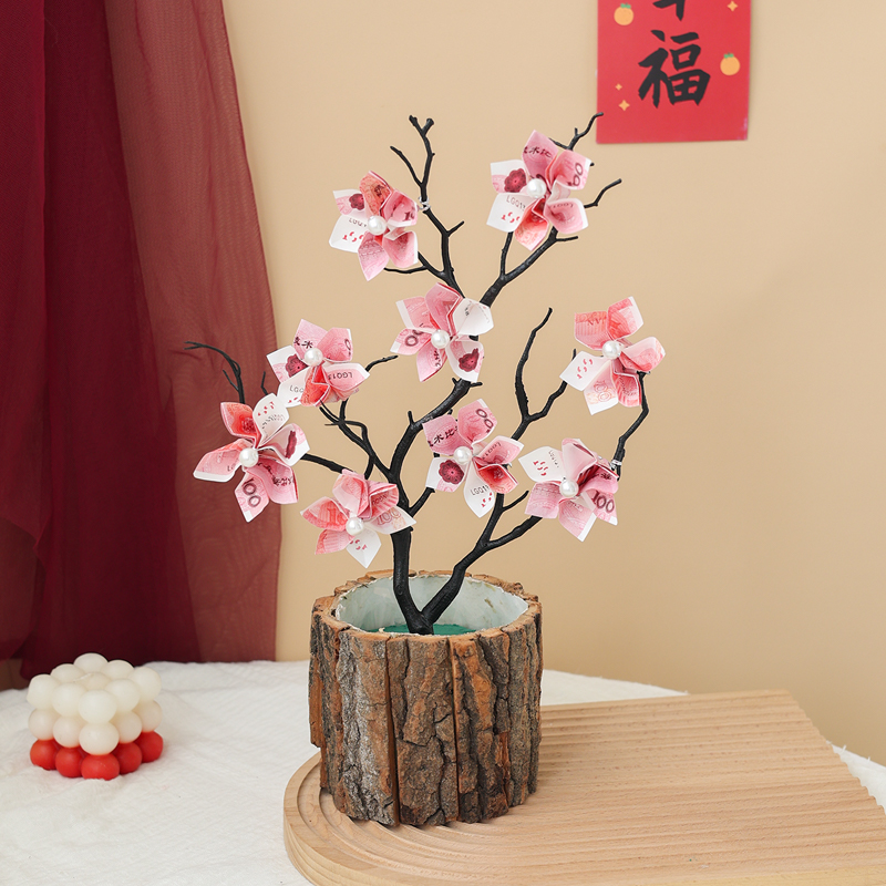 创意手工礼品diy发财树礼盒全套材料包高档生日礼物送女生女朋友