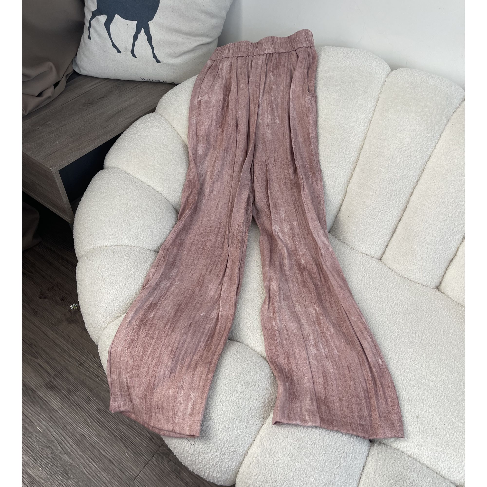 099 韩版休闲阔腿裤长裤女