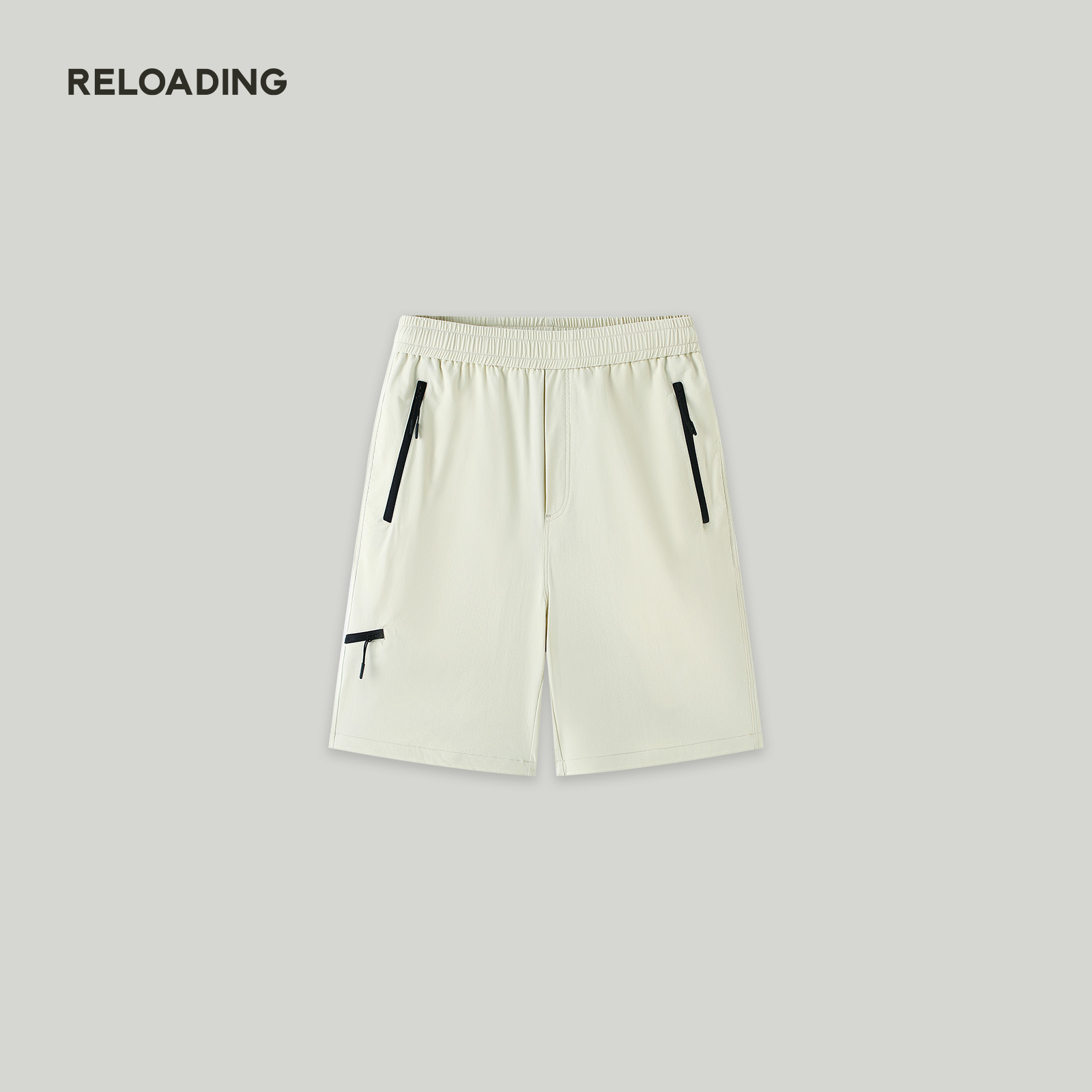 （A）多拉链户外休闲百搭好穿夏季短裤 灰绿xl码（不可退换）