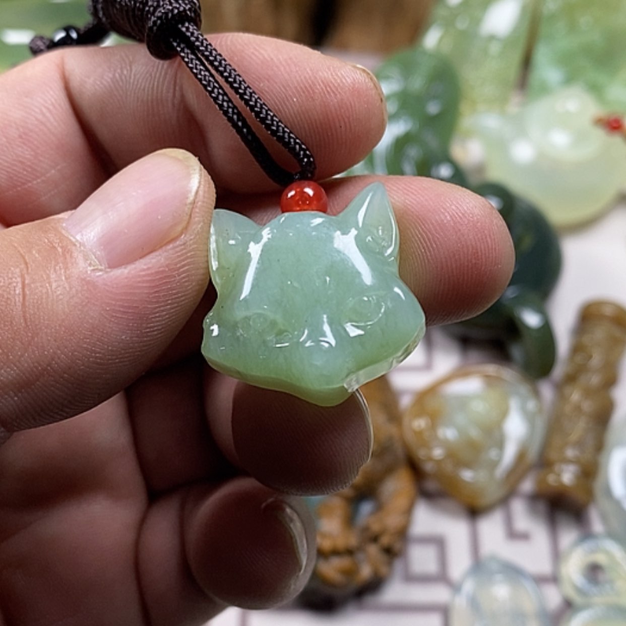 【闪购商品】岫玉吊坠合金
