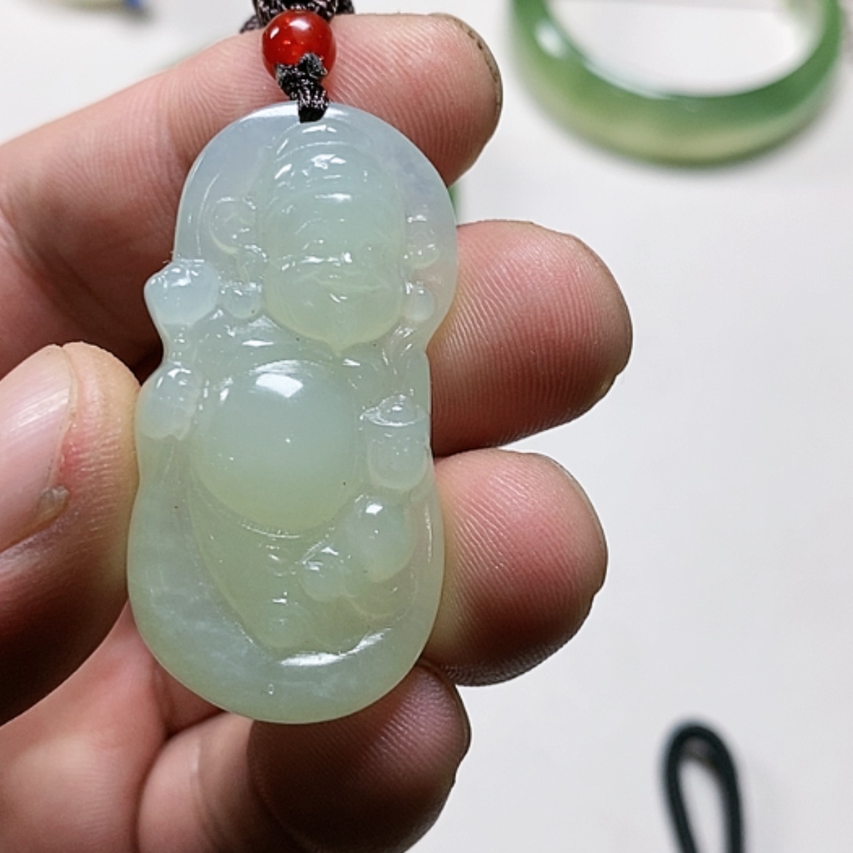 【闪购商品】岫玉吊坠合金