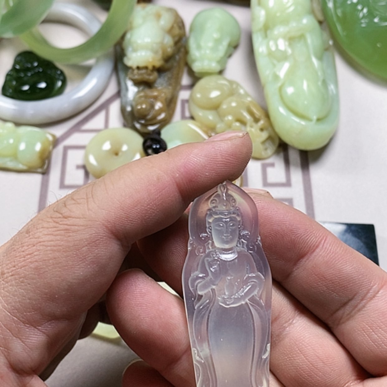 【闪购商品】岫玉珠宝半成品合金