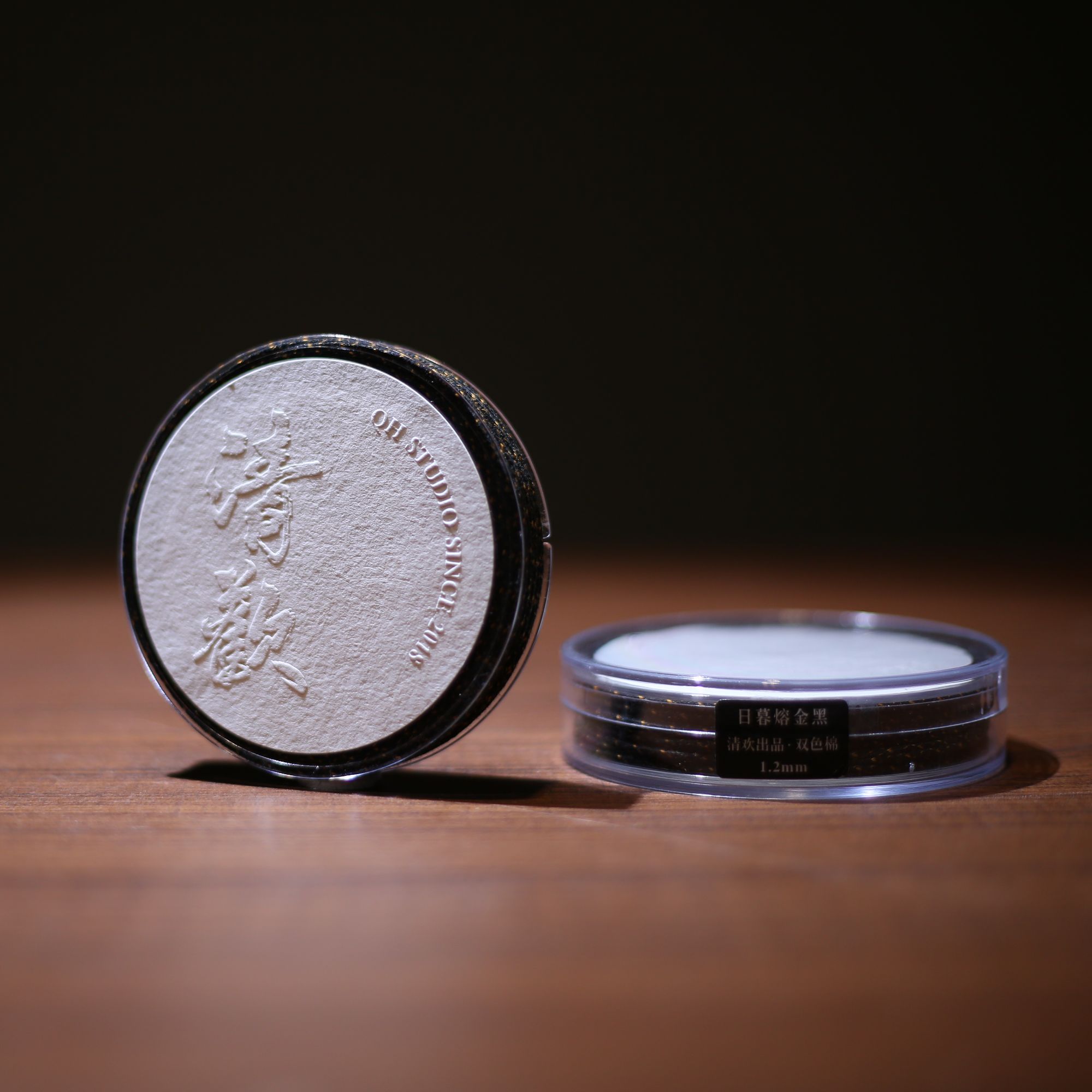 清欢华夫格棉线绳涤棉包芯可烧结耐磨铁核橄榄核佛珠手串金刚菩提