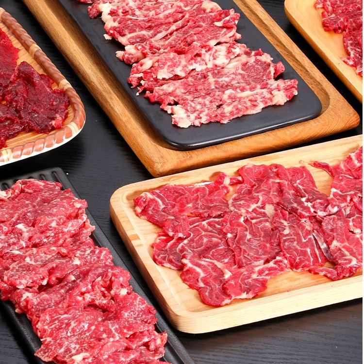 【潮汕三鲜】潮汕牛肉火锅4人套餐 原切牛肉片