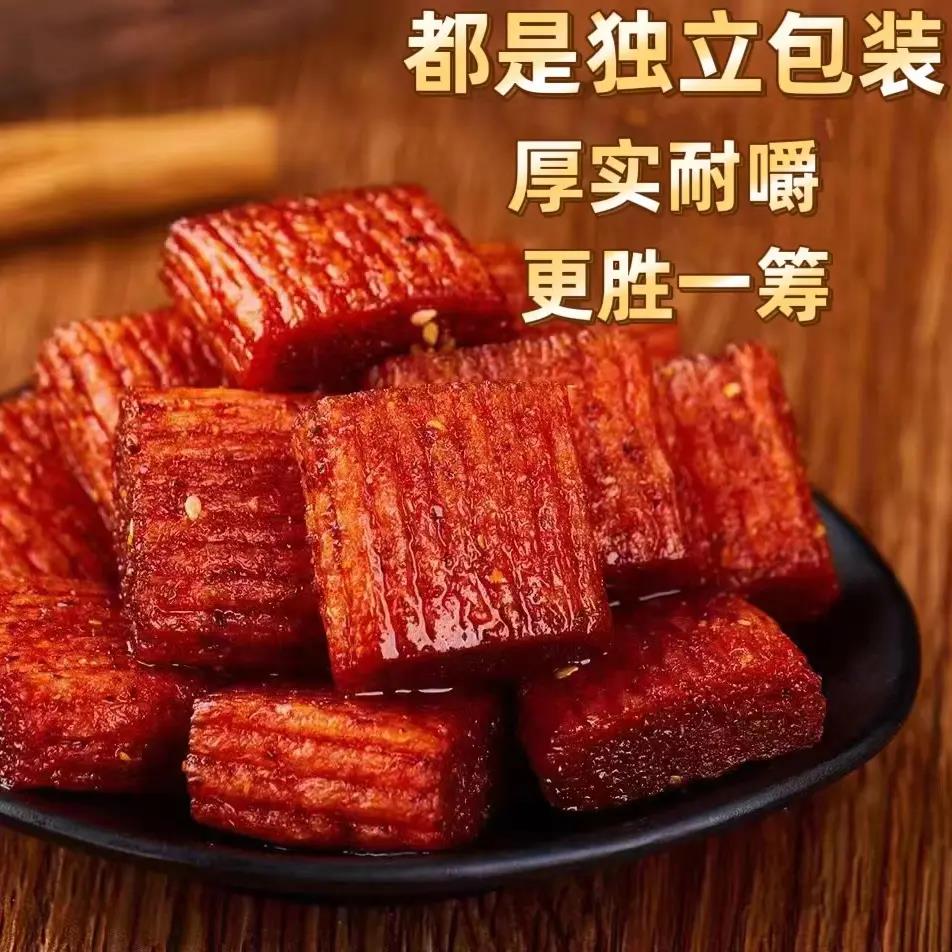 健仔大刀肉宿舍辣条火鸡面烧烤味地道怀旧面筋麻辣零食独立笋0g