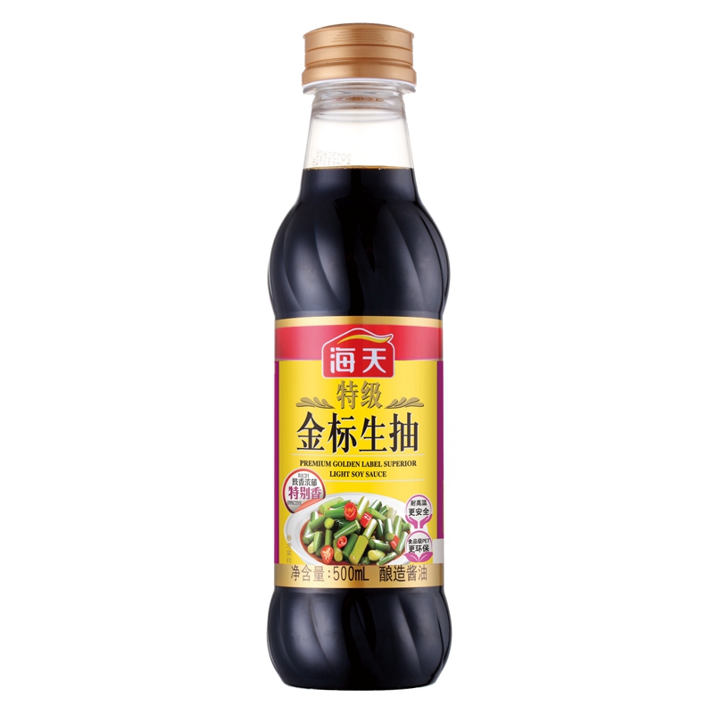 海天特级金标生抽500ml