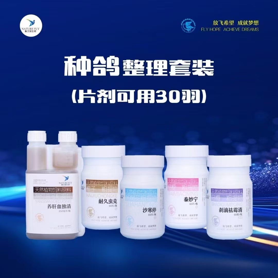 耐久翔种鸽整理套装30羽片剂鸽子用品