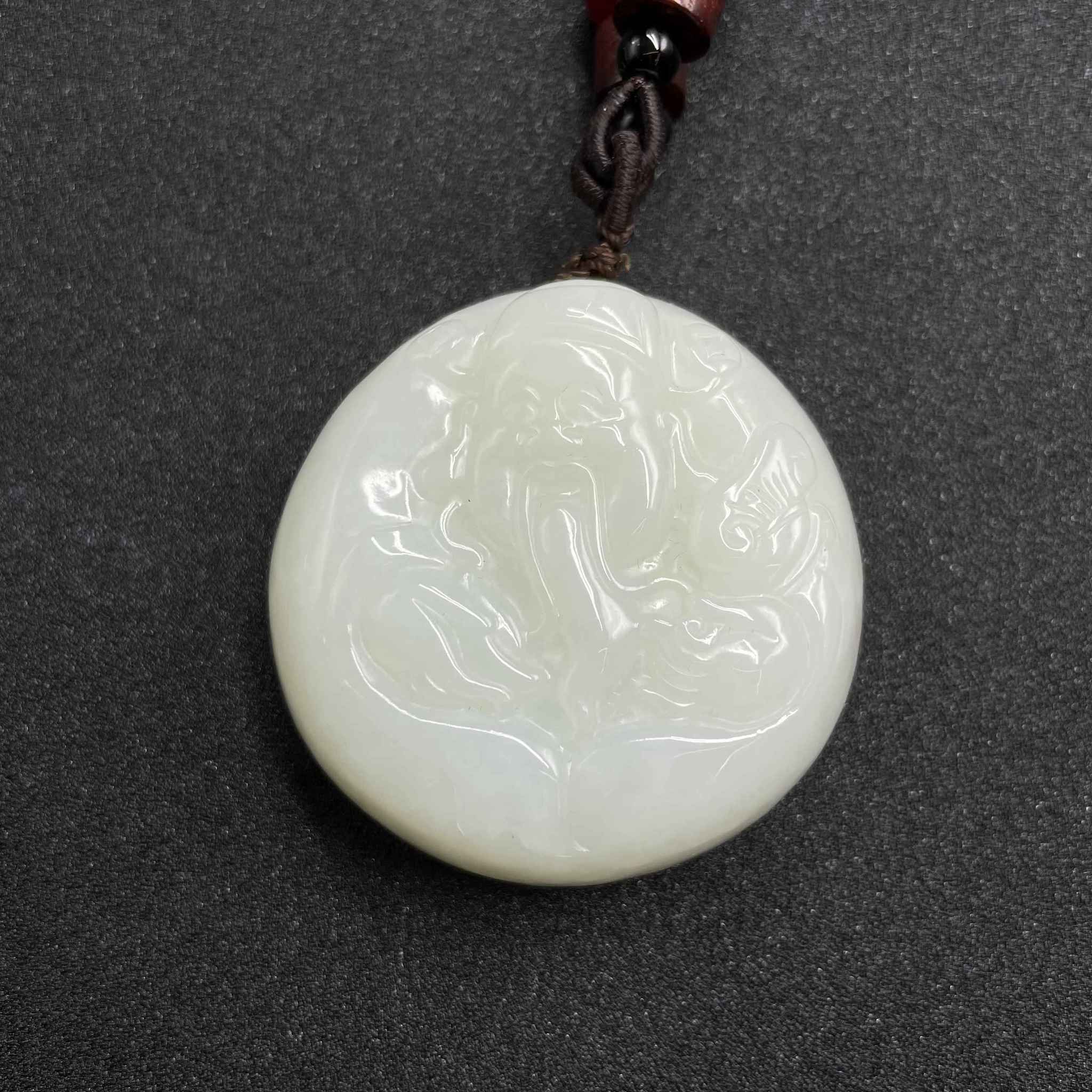 BY1226DPXQ242 和田玉财神手把件