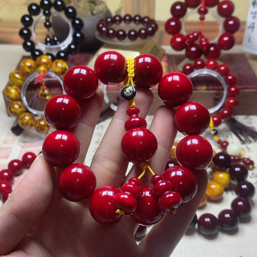 【闪购商品】血龙木（贝壳杉）手串/手链来*烟