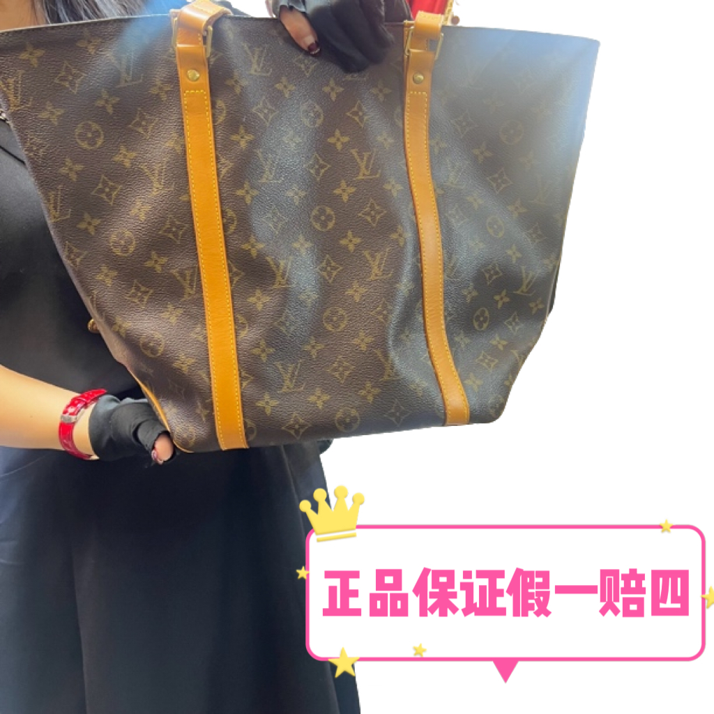 95新 LouisVuitton/路易威登 复古风格托特包多功能单肩手提
