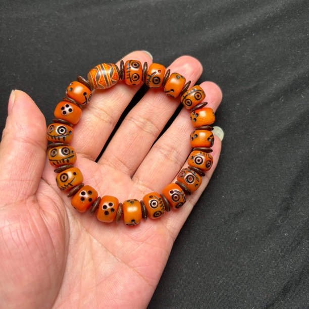 驼骨阿呆手串手链卡12mm