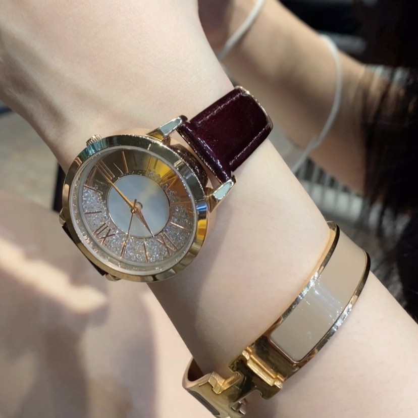 简约流沙520时尚女表腕表手表女士女生石英表气质潮流潮流学生