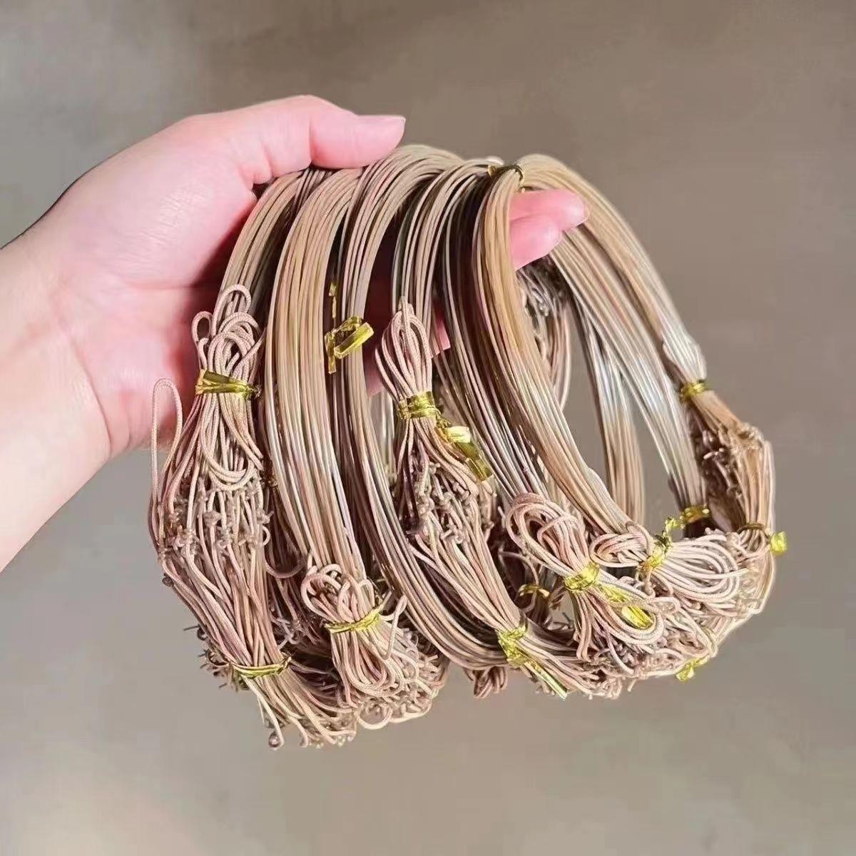 鱼线全套编织套圈玻子圈抗拉鱼线脖套枯色不变形包邮