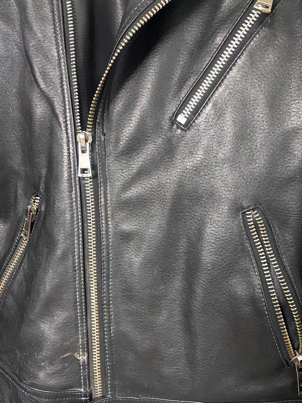 男士黑色真皮皮衣库存尾货清仓库存 以直播间为准(私拍不发货)