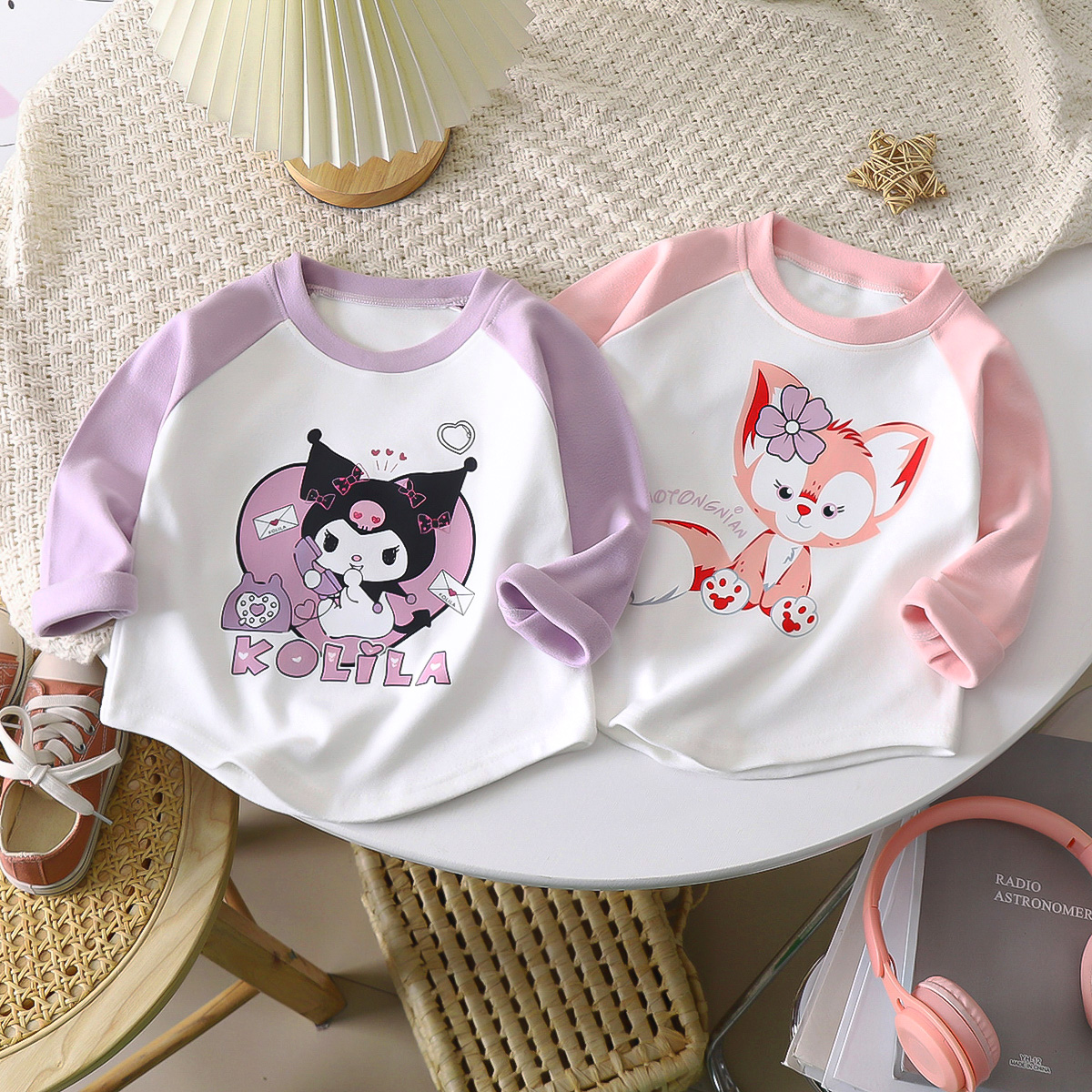 【卡通图案】春秋上新2025儿童春款上新上衣长袖2458