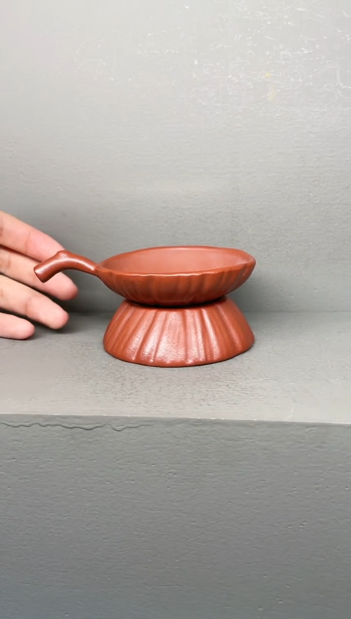 【闪购商品】紫砂茶漏朱泥 茶漏一套