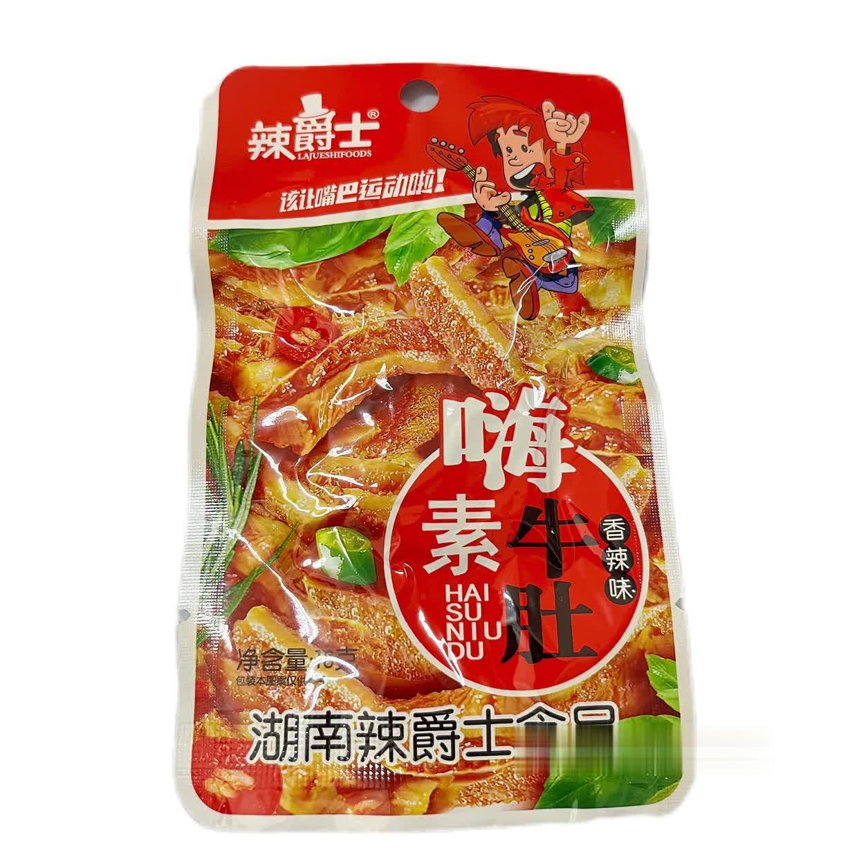 辣爵士 香辣味素牛肚 18g/袋