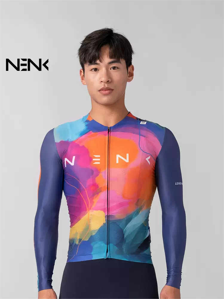 NENK自行车骑行服长袖春夏季男公路车服防晒透气户外单车服 08