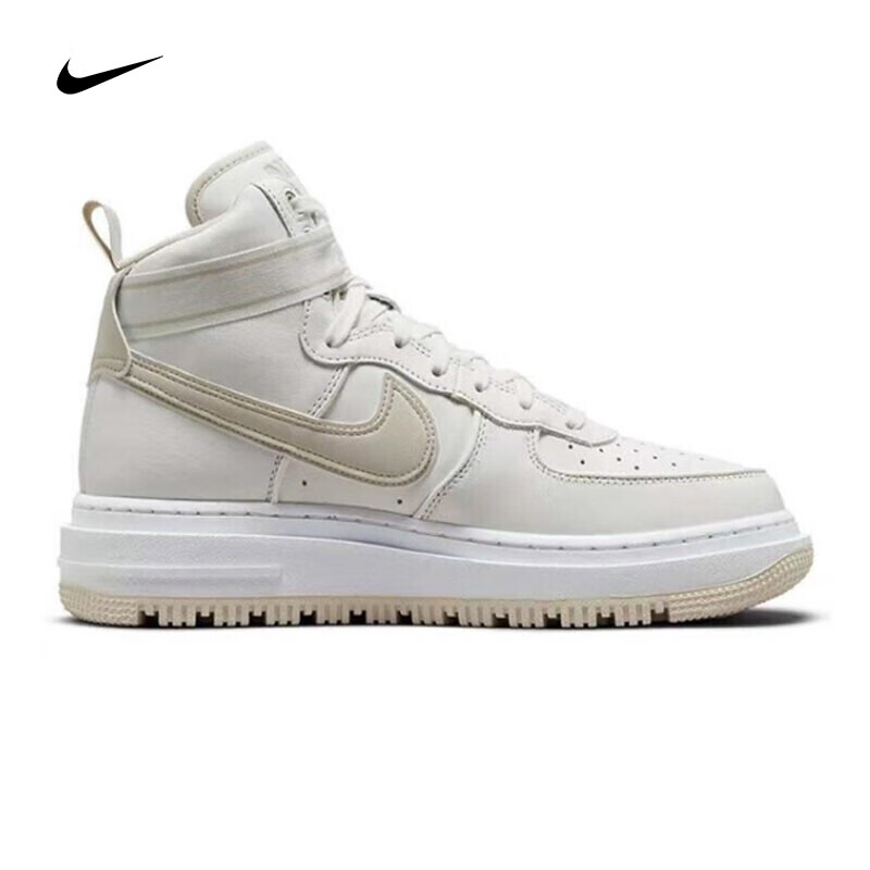Nike Summit White”耐磨 高帮板鞋男款 白色四购期学结DA0418-10