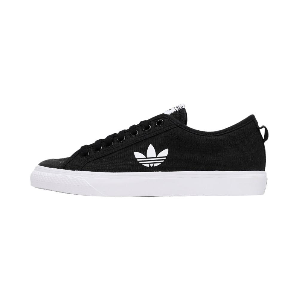 adidas防滑耐磨低帮 板鞋男女 同款 黑白FW5185FW5185
