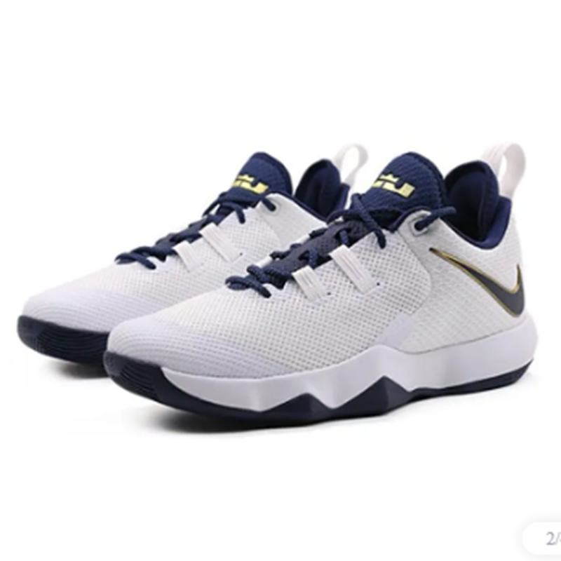 Nike 使节10中帮实战篮球鞋男款白蓝   AH7580-100