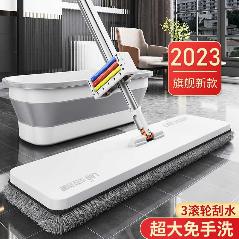 2025新款拖把免手洗平板拖把新款家用爆款一拖净懒人地拖拖地神器