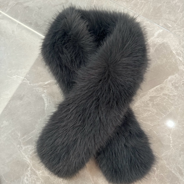 长毛围脖仿狐狸毛网红时尚百搭毛绒加厚保暖秋冬季新款韩系洋气