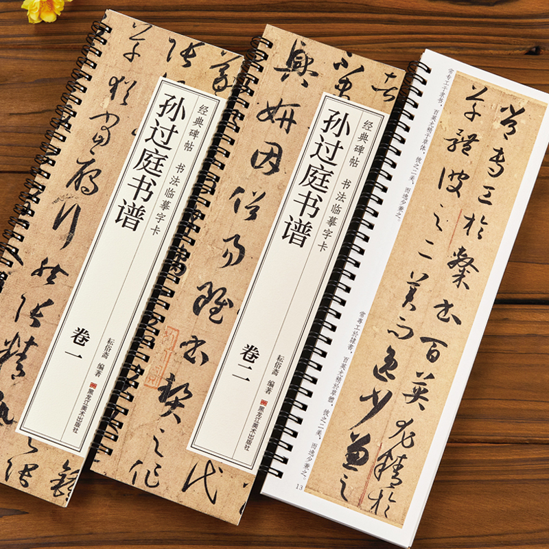 孙过庭书谱草书毛笔书法字帖经典碑帖临摹字卡原大版全文成人