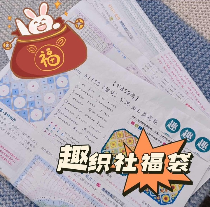 新妈咪手作爆款王【清荷拼花毯】图纸