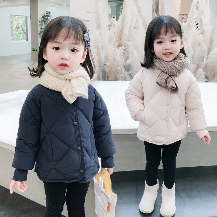 童装女童加厚棉服洋气儿童冬装棉衣外套宝宝棉袄冬季女宝保暖时尚