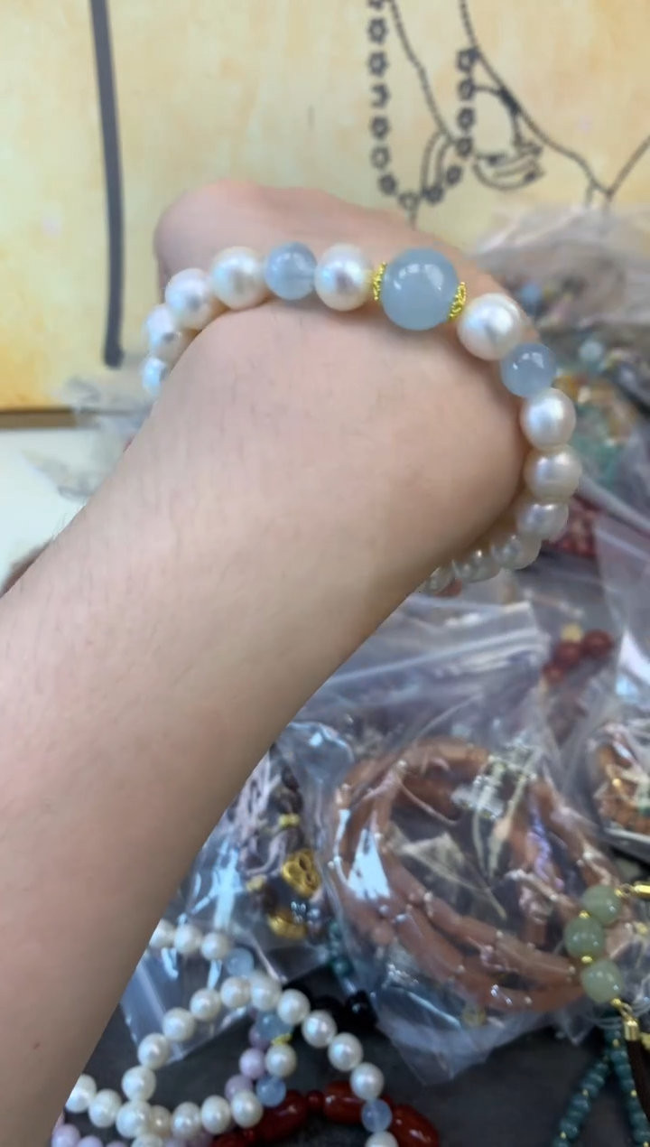 【闪购商品】淡水珍珠手链未镶嵌667