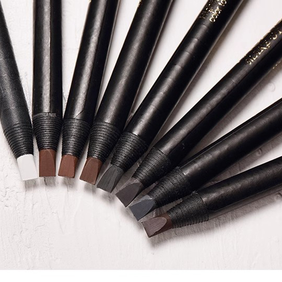 拉线眉笔女正品初学者防水防汗不易脱色不晕染刀削式化妆师专用