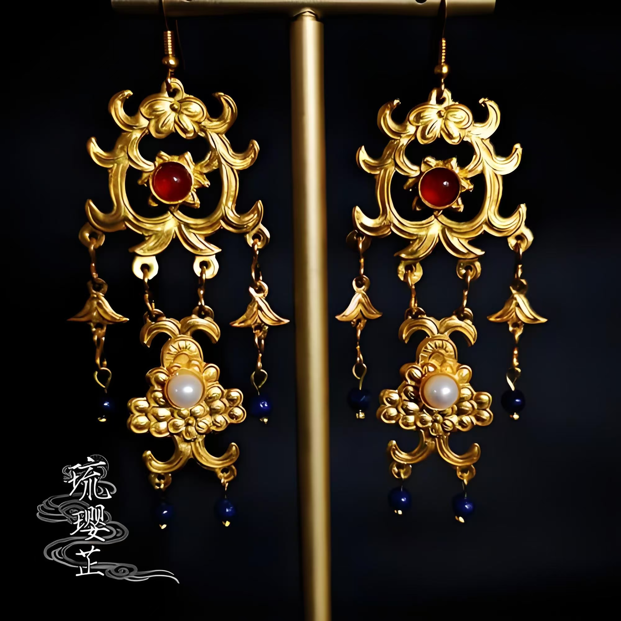 中古首饰杂货商行创意怀旧搭配百搭个性简约年代古风镶嵌手工首饰