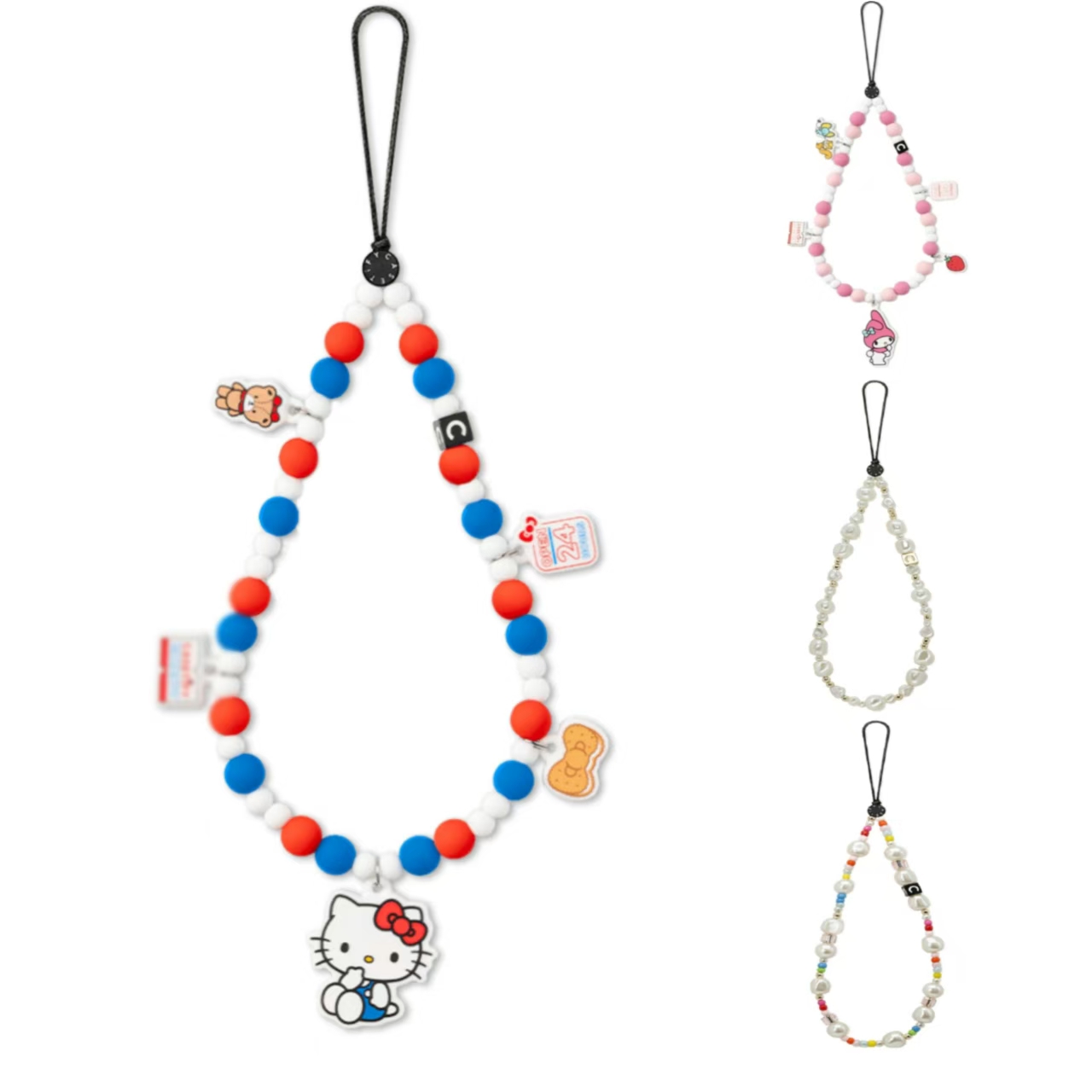 新款c家珍珠手机链条时尚百搭适用苹果全系列手机挂绳ins创意