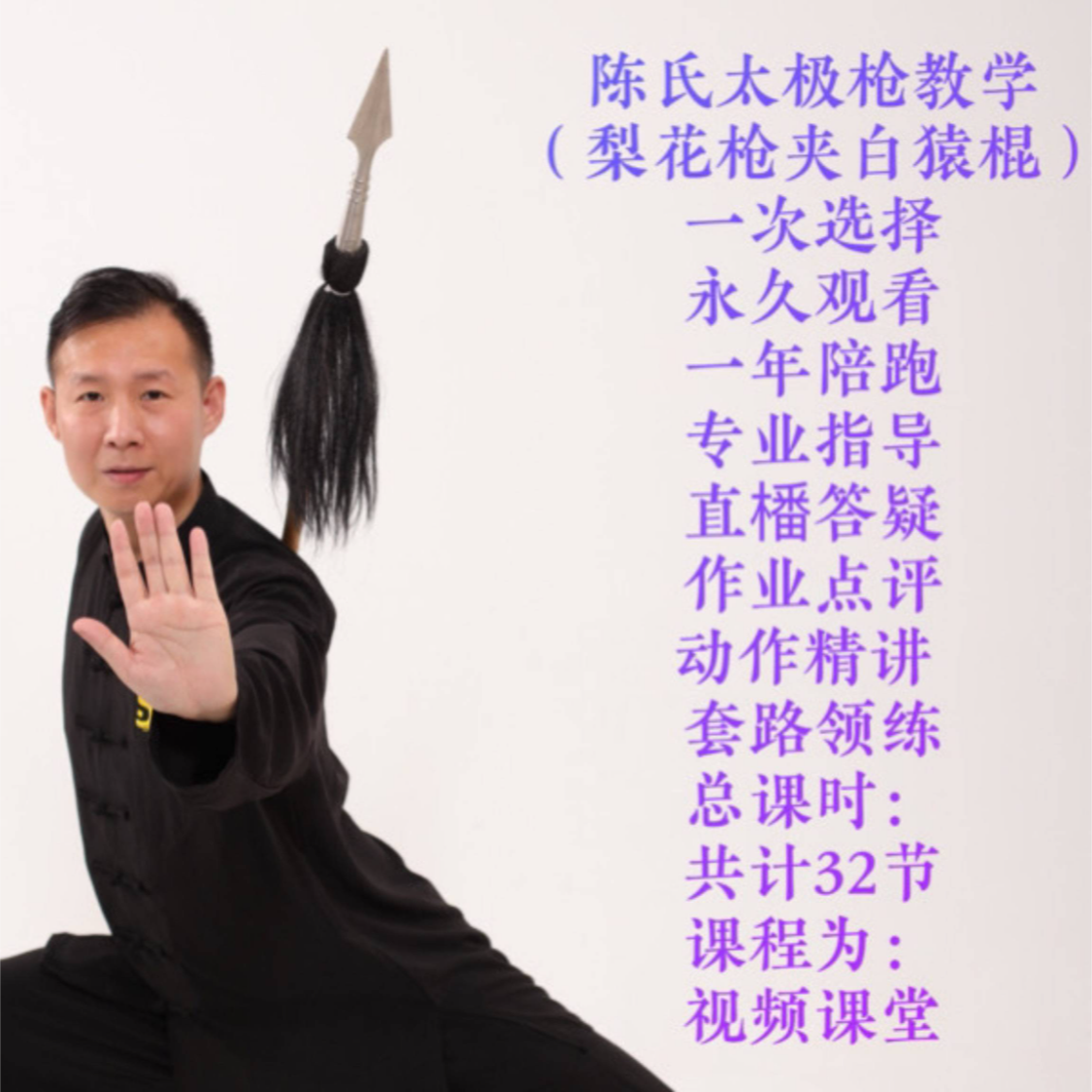 陈氏太极枪教学（含基本功枪法组合）吴武斌