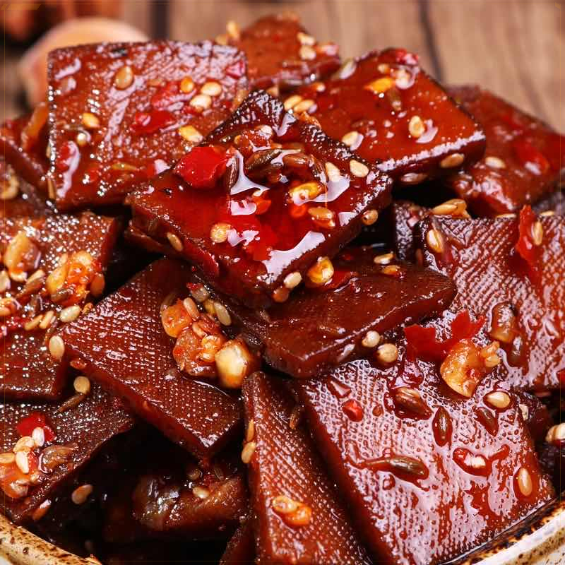 【传统工艺】湖南特产125g/包平江酱干豆干零食香辣小吃香干酱香