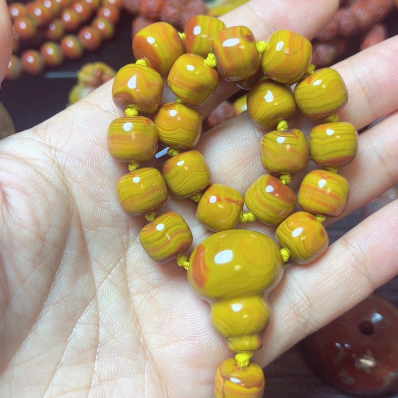 【闪购商品】玛瑙/玉髓手链未镶嵌l****g