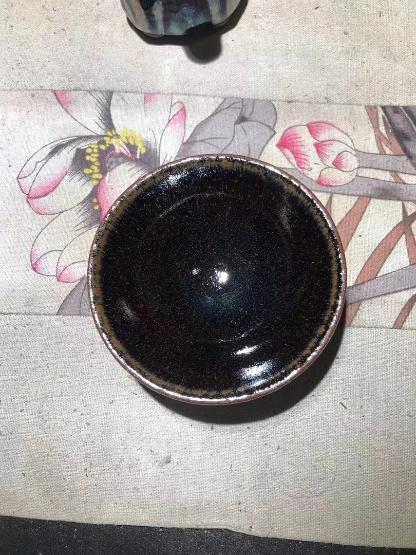 建窑建盏福袋微瑕随缘一个