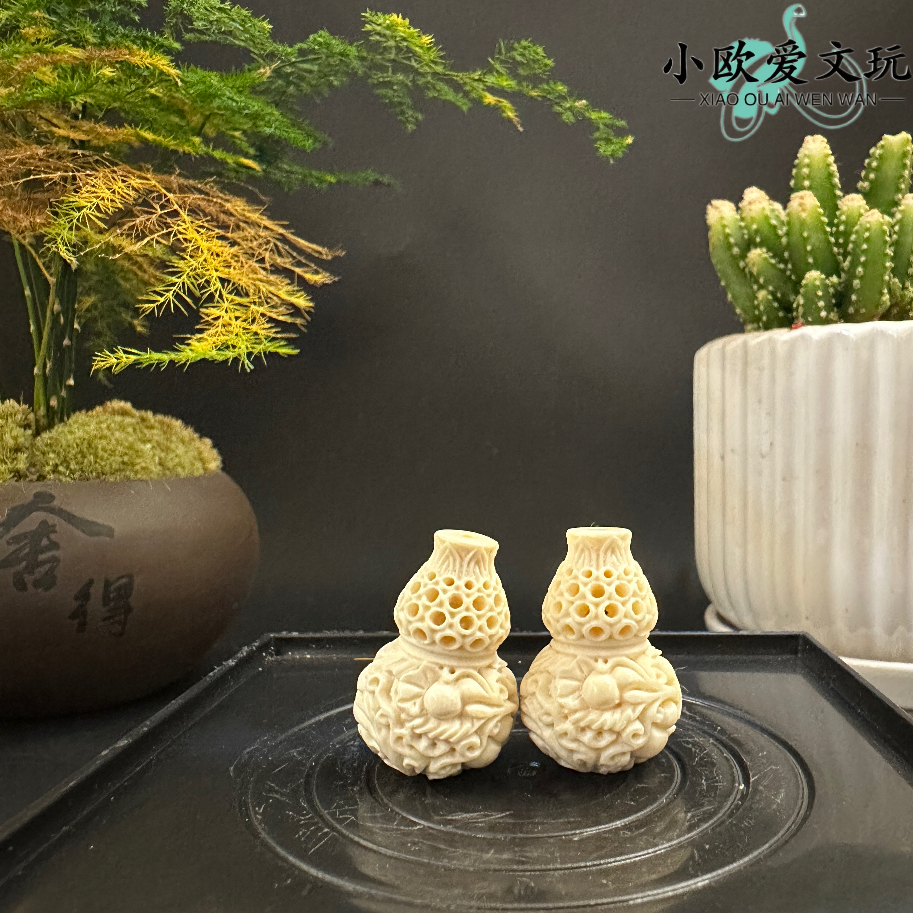 【小欧爱文玩】A1263精品猛犸牙小葫芦