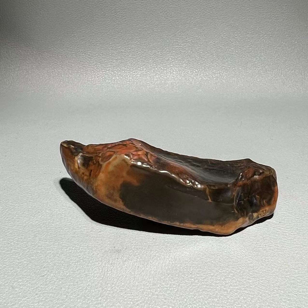 阿拉善 戈壁石盆景石摆件 五彩戈壁石 鱼缸彩玉石头 