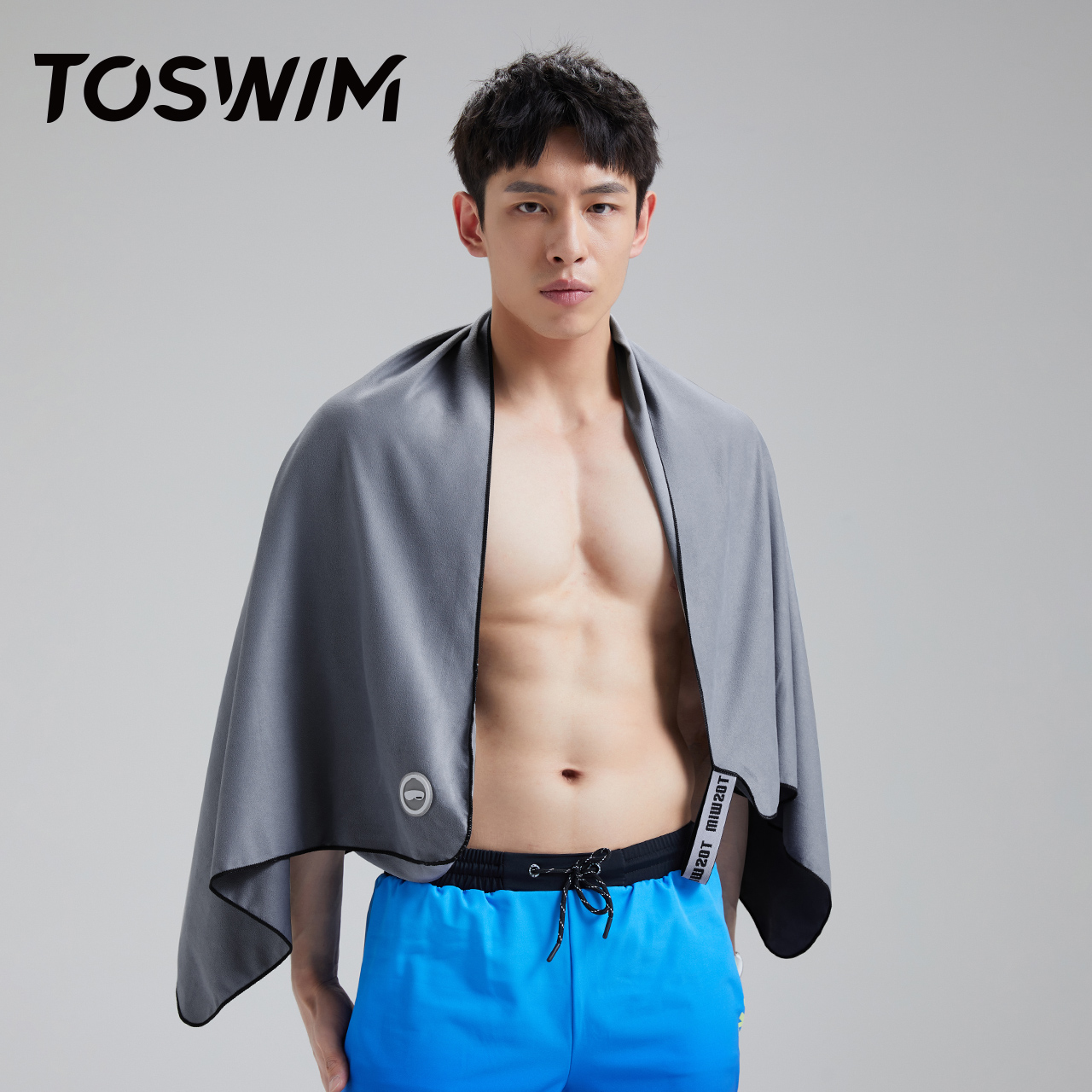 TOSWIM速干吸水巾柔软薄款抑菌便携裹巾出差度假健身户外吸汗毛巾