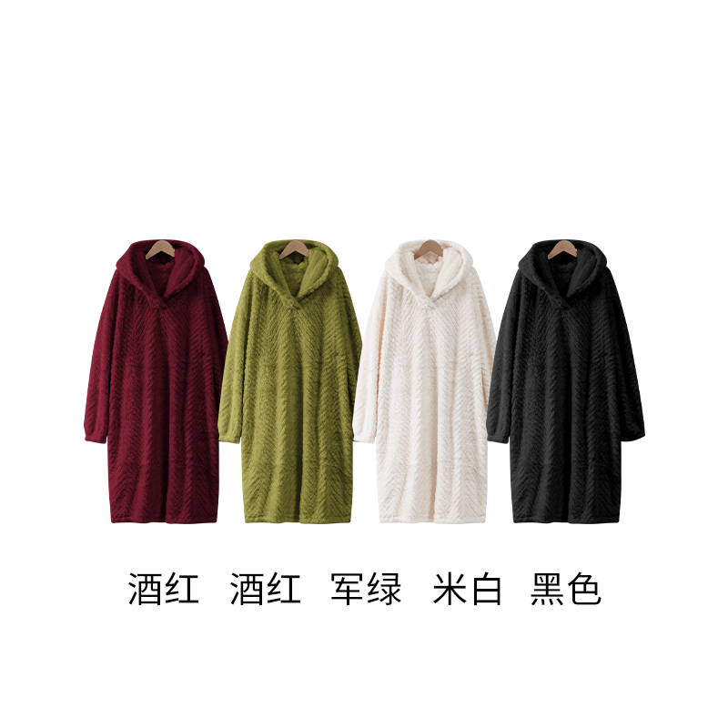 【军哥专属】珊瑚绒小恶魔家居服套装J0558